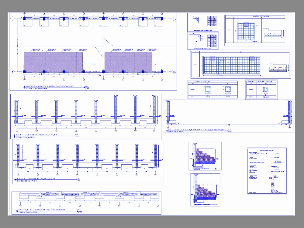 Multi-sports slab parabolic coverage