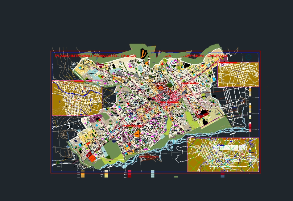 Le véritable cadastre urbain de Huancayo, Pérou