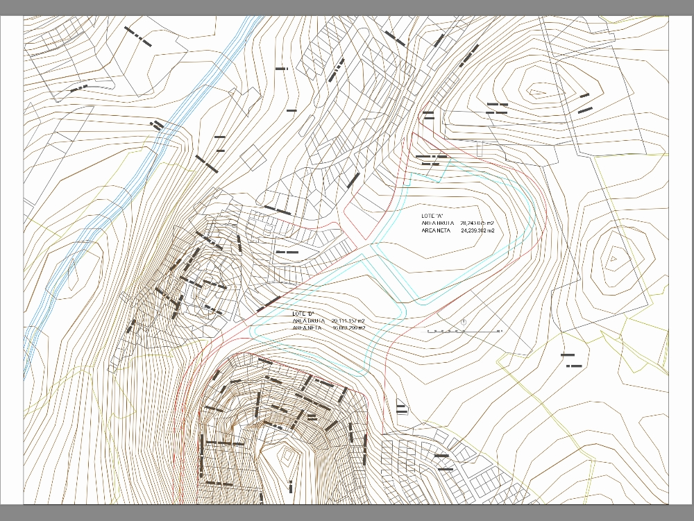 Plan cadastral d'Arequipa