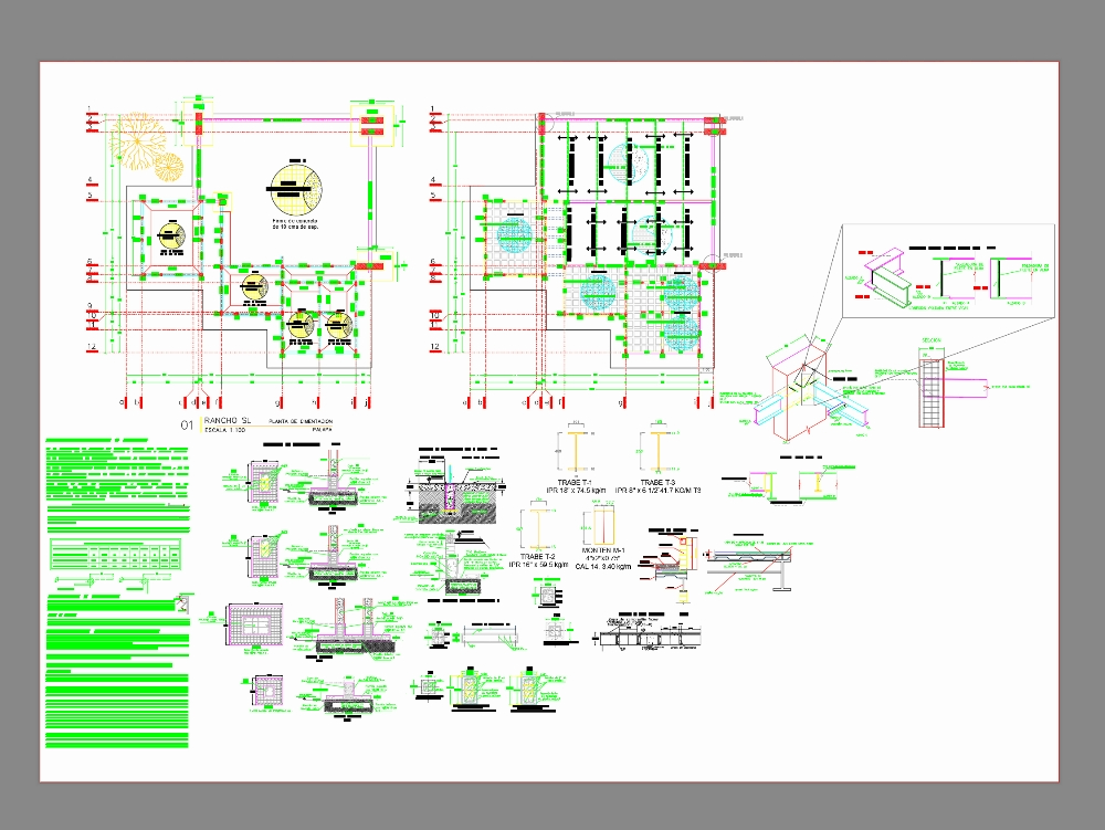 Strukturplan des Restaurants