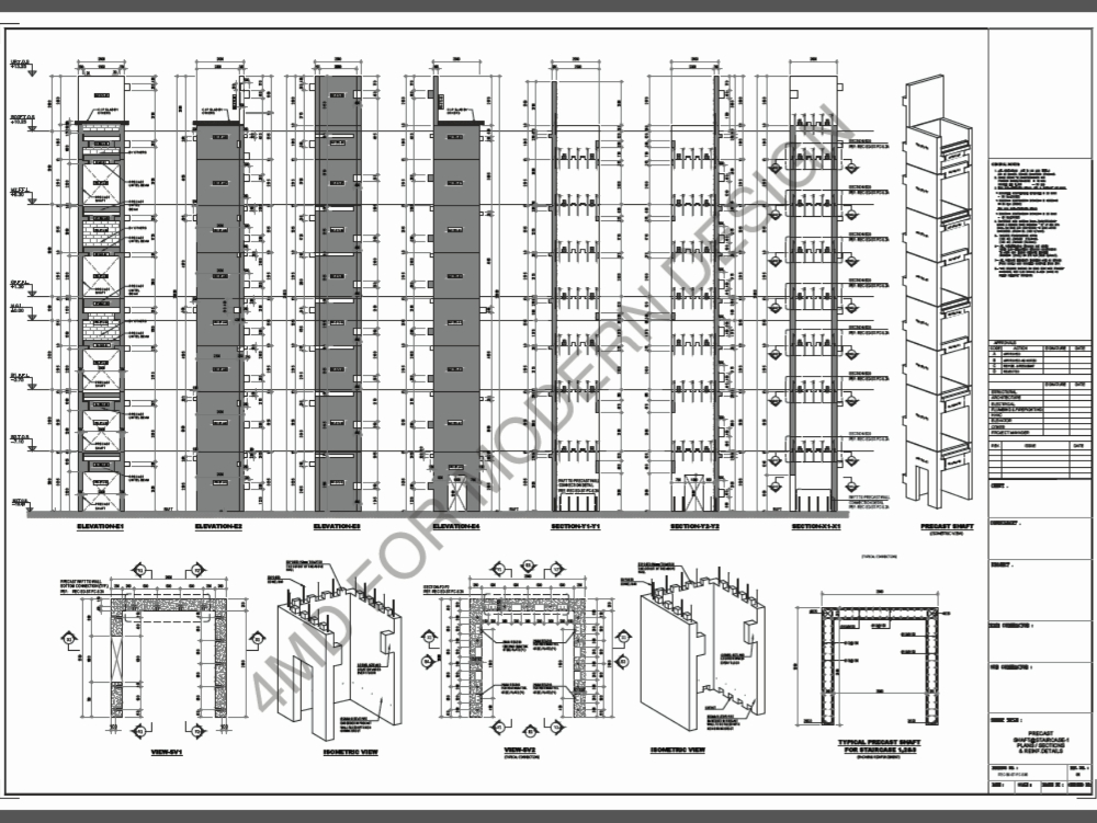 Fabricación de elementos de concreto prefabricados