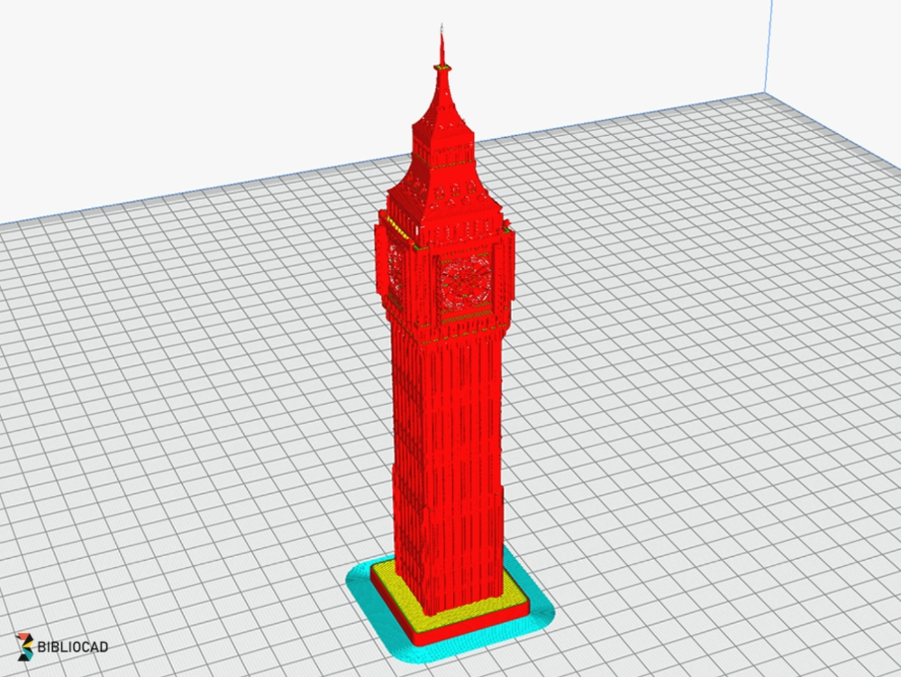 Modelo em escala do Big Ben em Londres