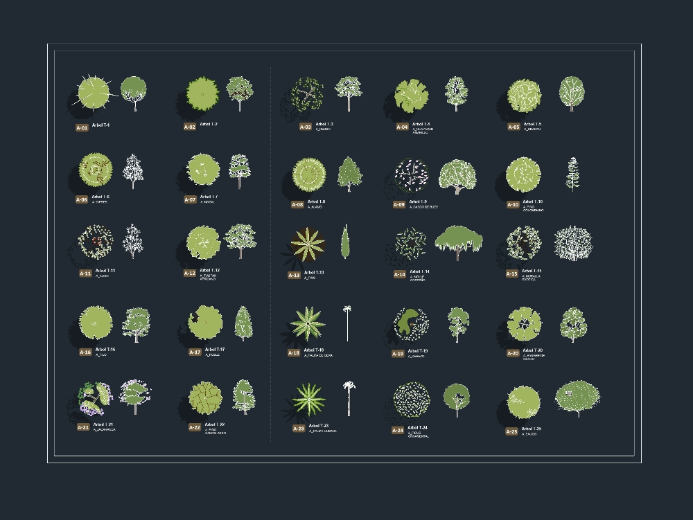 Parametric trees for revit