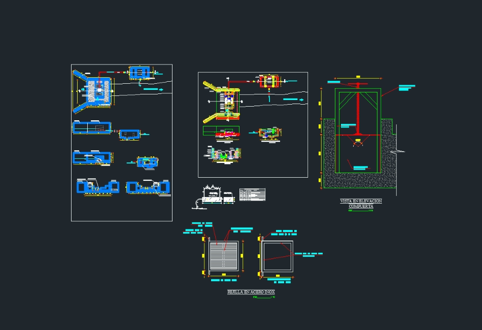 Design of raw water collection in rural area