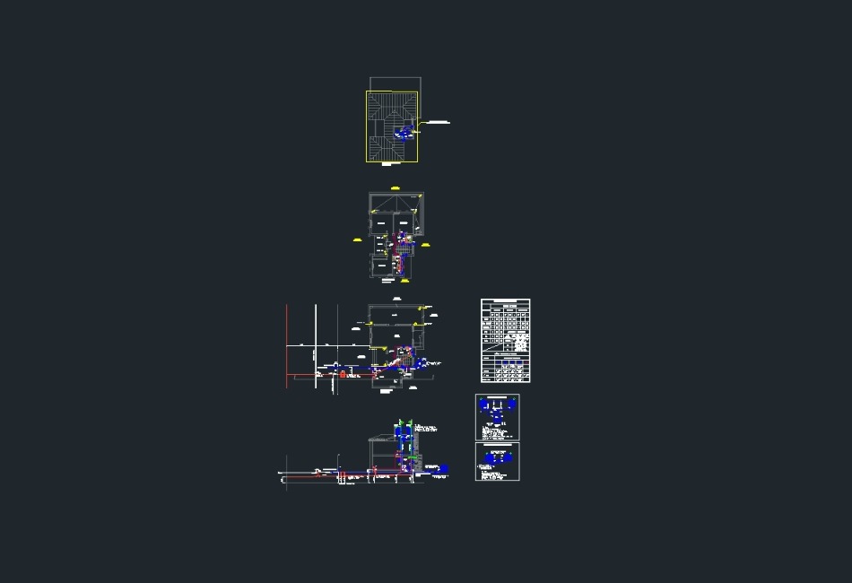 Hydrosanitary installation of a home