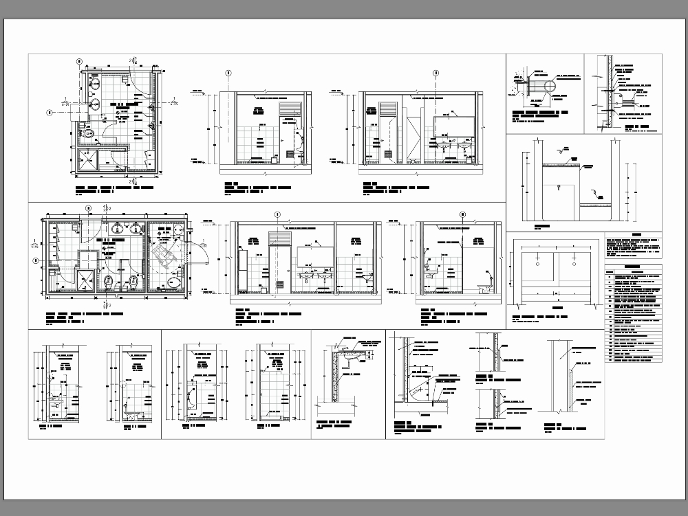 Developments of hygienic service environments