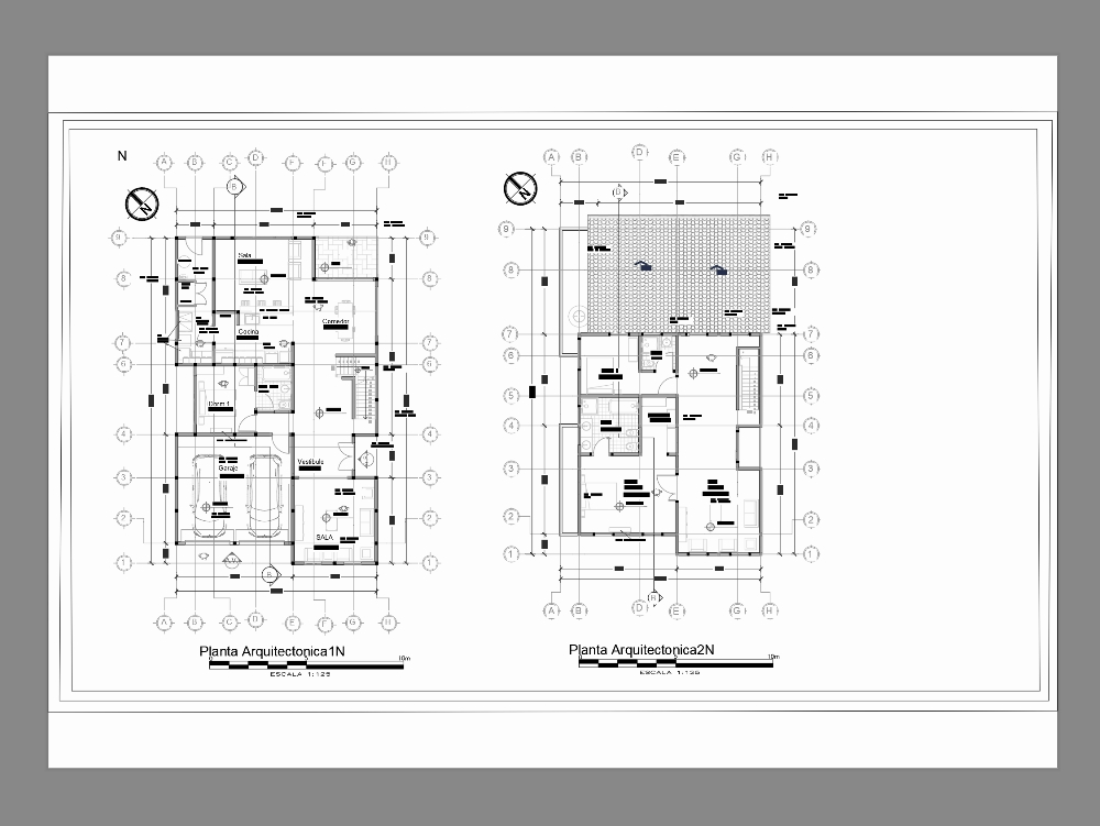 Vivienda unifamiliar de 2 niveles