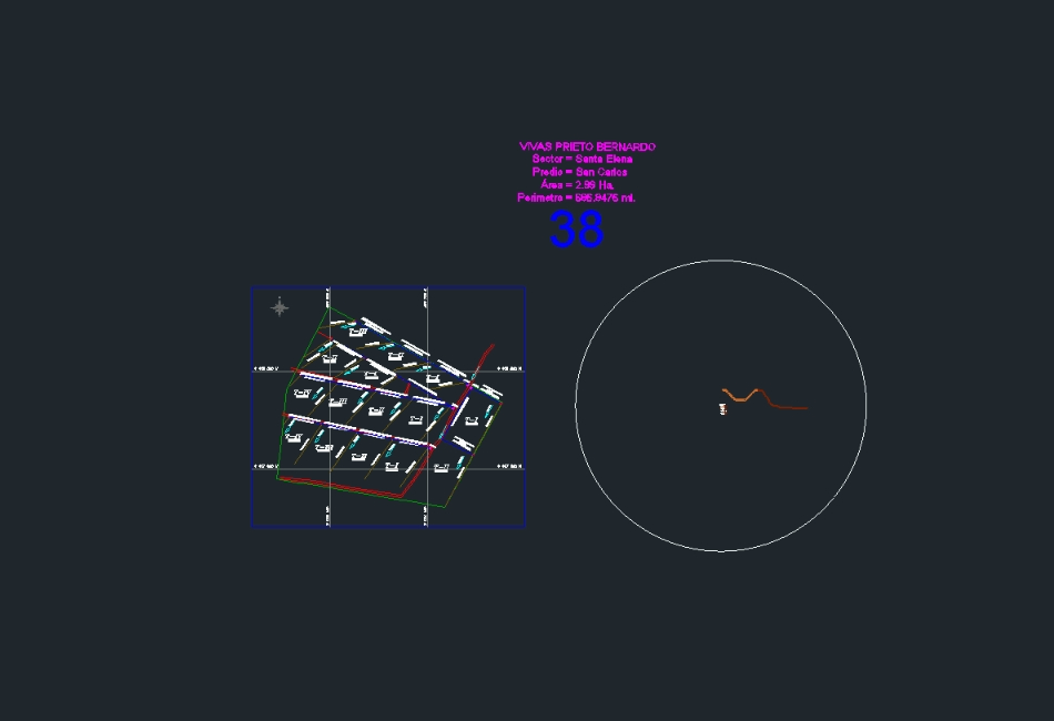 Multi-gate irrigation system in AutoCAD | CAD (1.35 MB) | Bibliocad