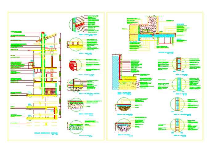 Detalles constructivos de albañilería