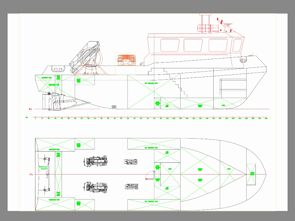 Oil recovery ship.