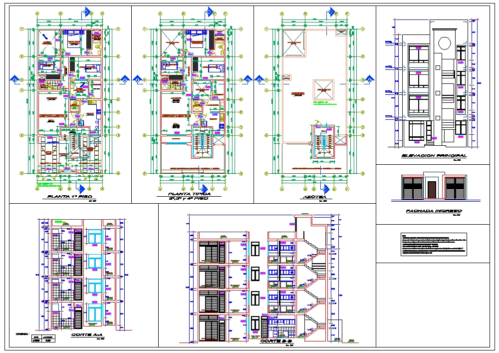 Immeuble d'habitations multifamiliales