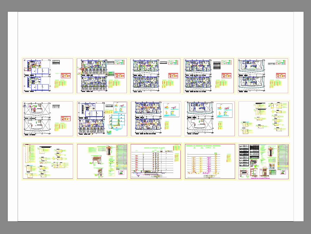 Electrical distribution of multifamily housing