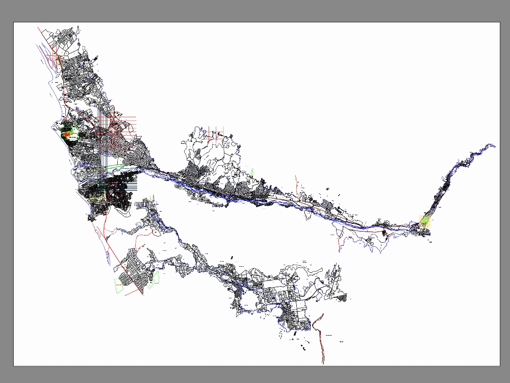 Huaura cadastral plan