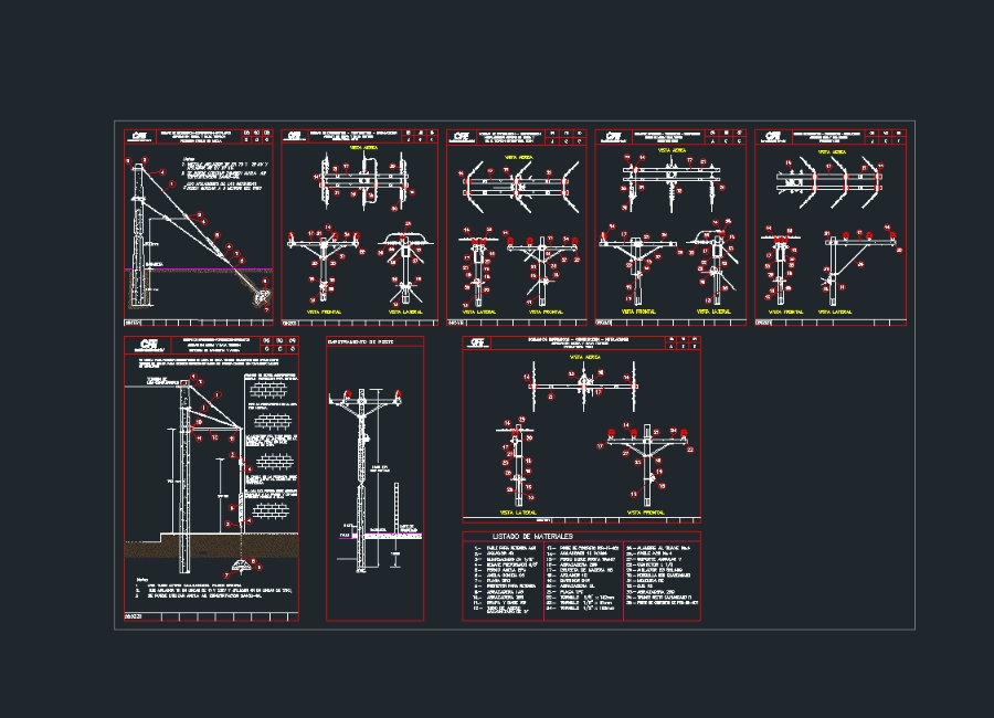 Lichtmastdetails