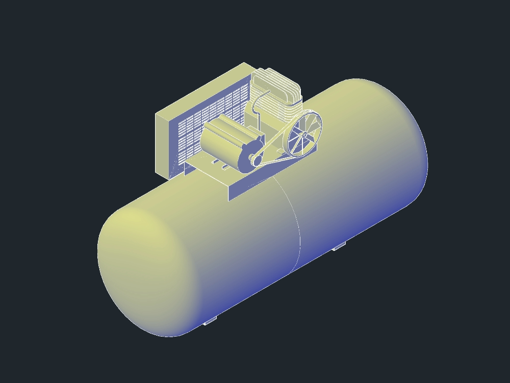 500hp horizontal air compressor