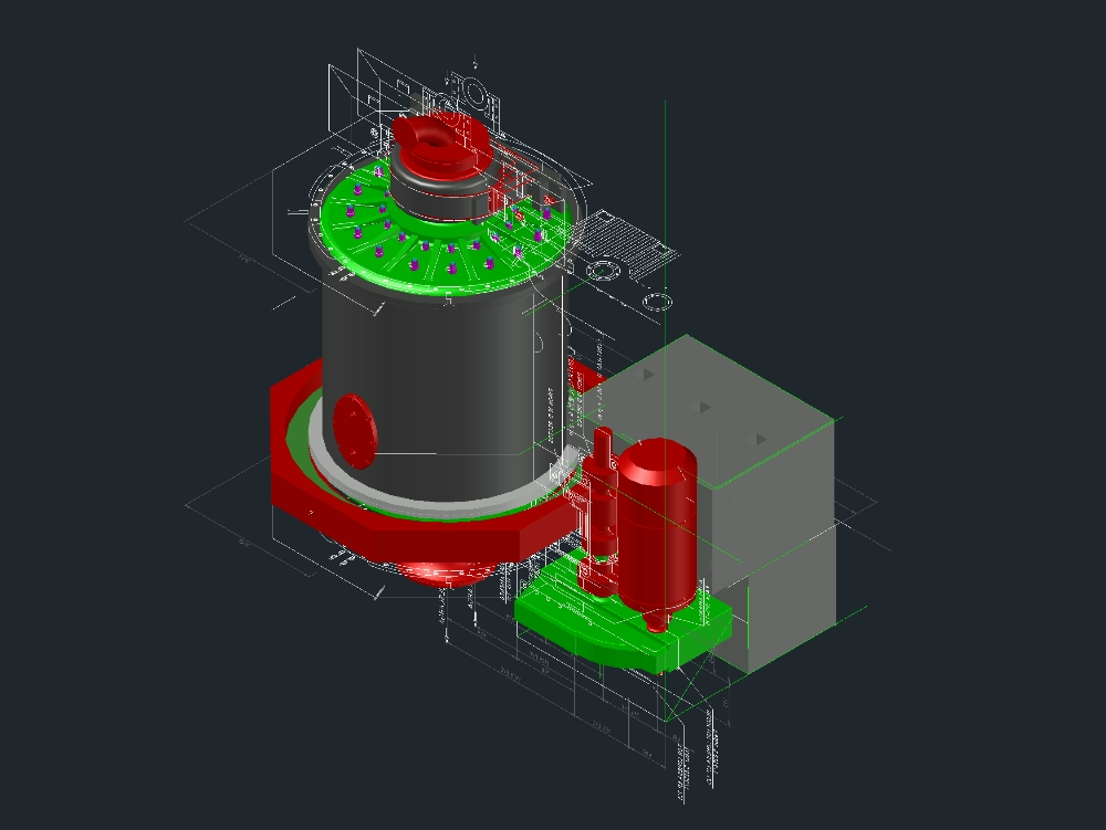 Ball mill block for mining