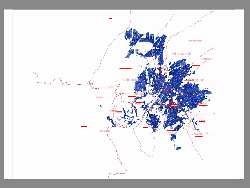 Cadastre of Arequipa year 2008