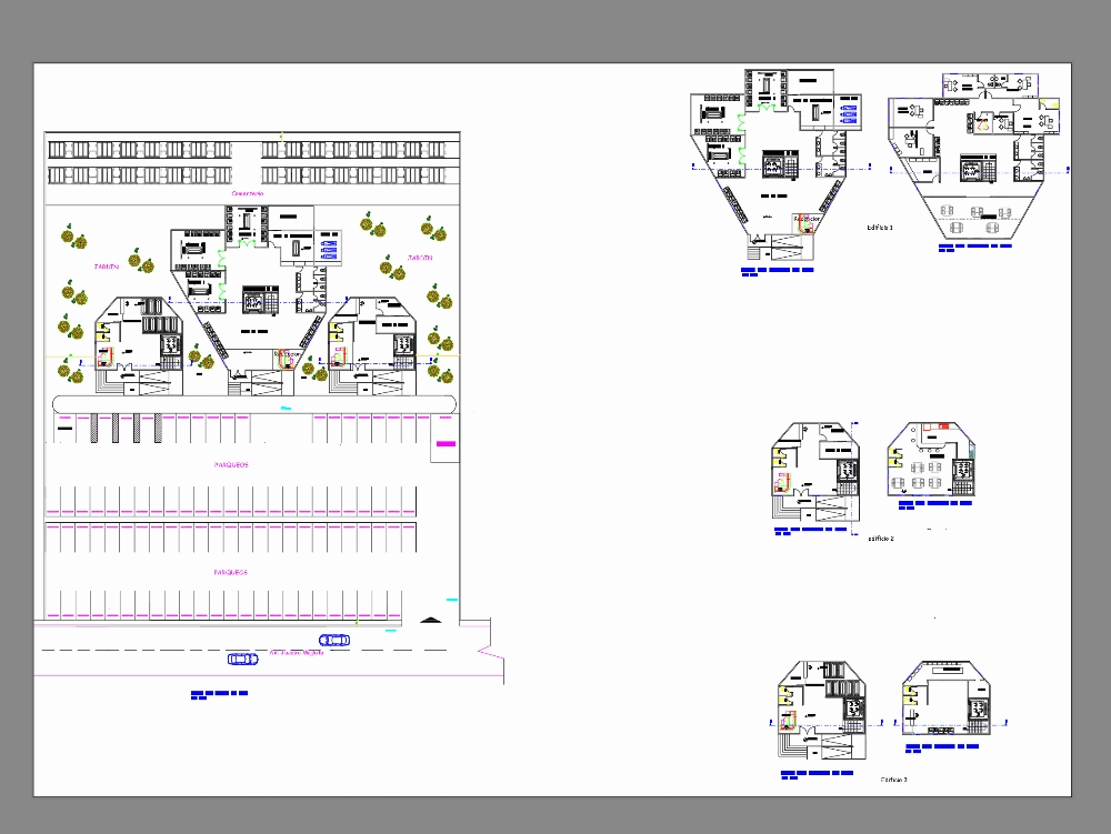 Funeral home project; cemetery and cremation area