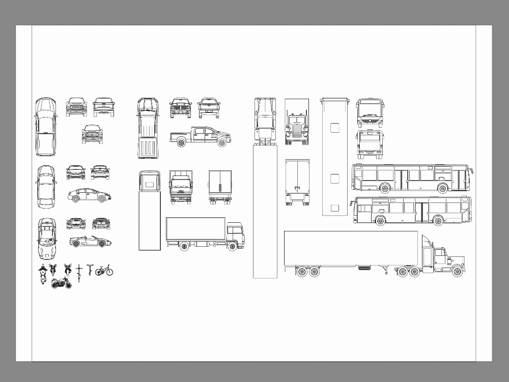 Dynamic blocks of light and heavy vehicles