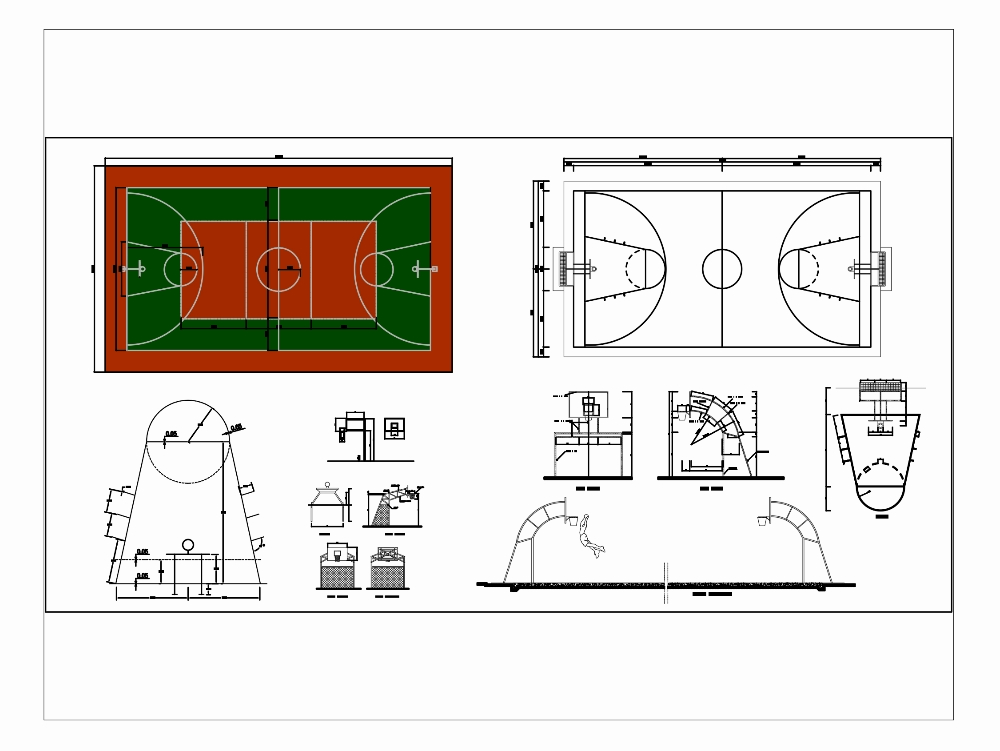 Basketball court