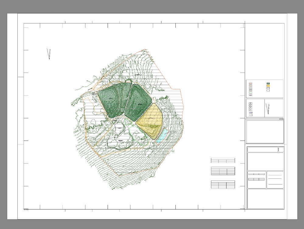 Landfill study, planimetric survey