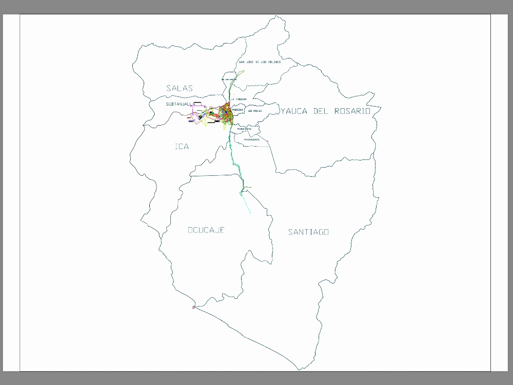 Cadastre of Ica; Peru