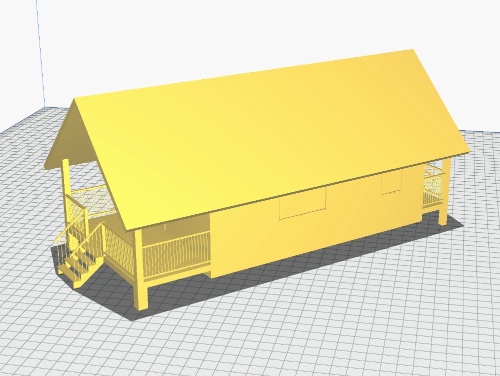 Cabine 3D para uso familiar projetada para guia