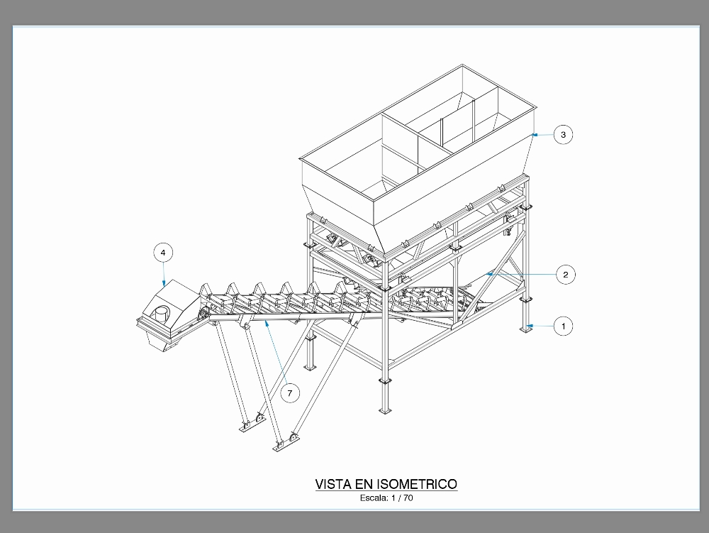 Planta dosificadora de concreto fija