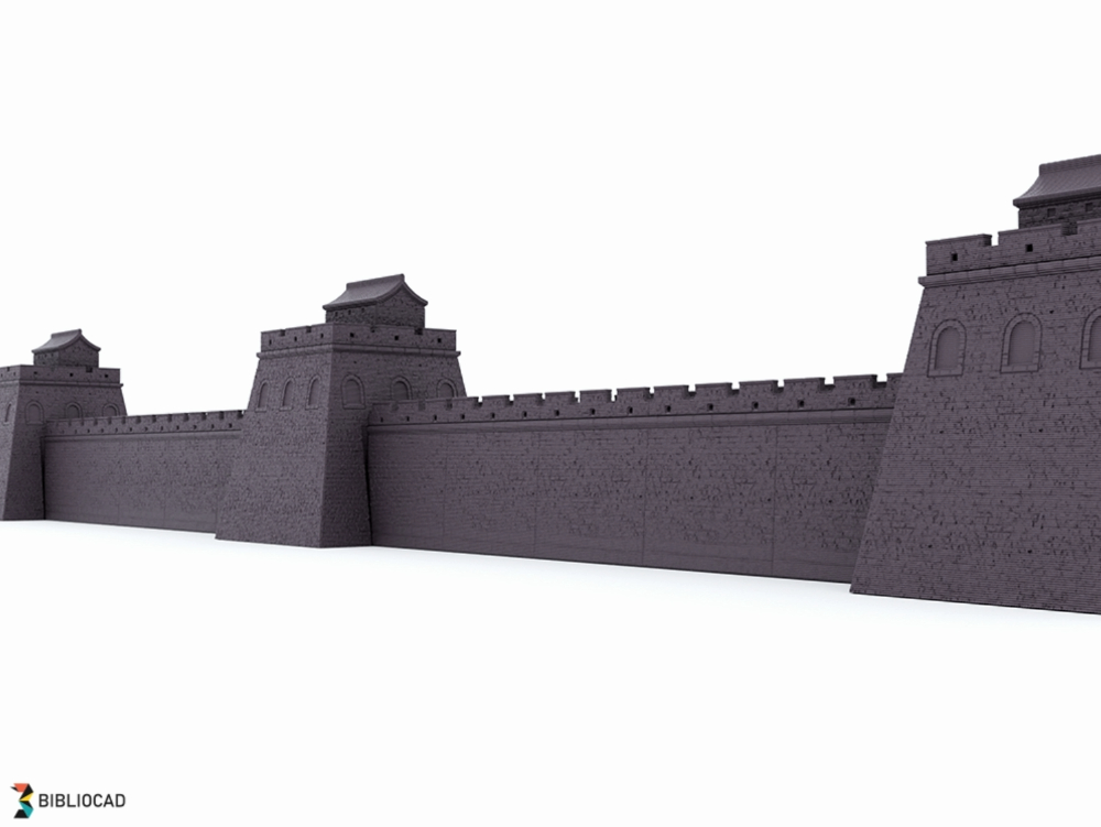 Great Wall of China scale 1:100 for assembly