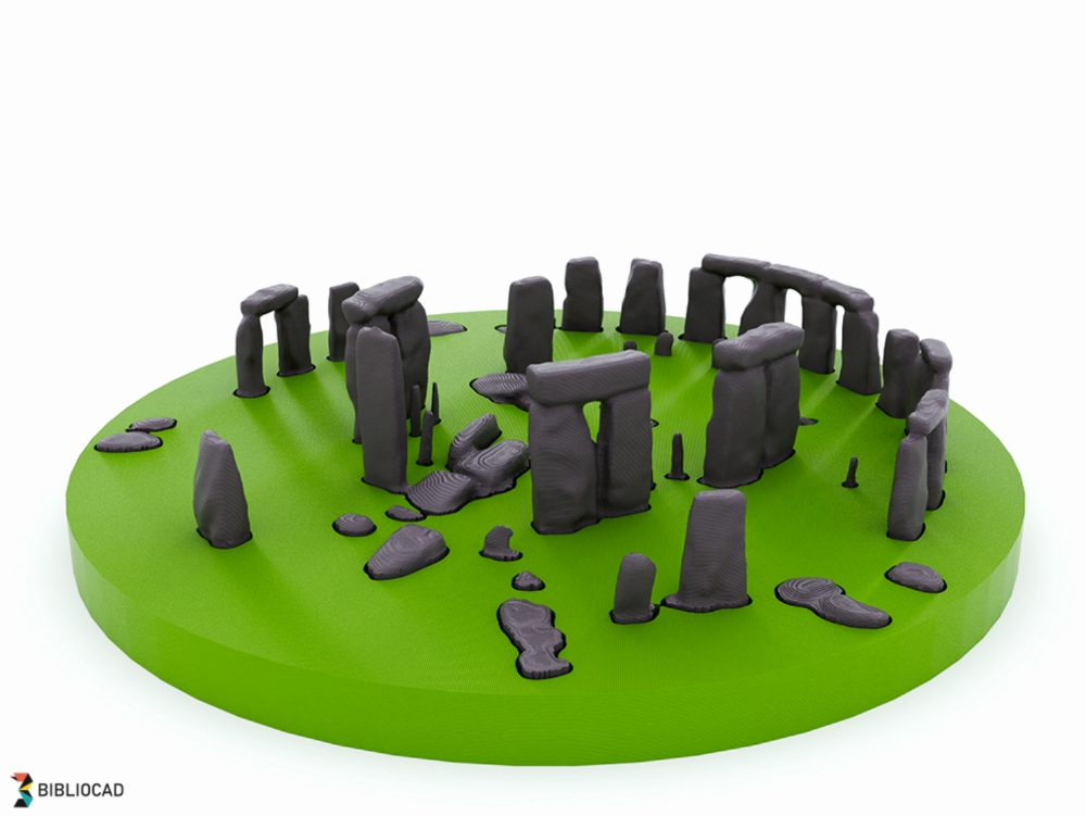 Stonehenge modelo a escala para montar