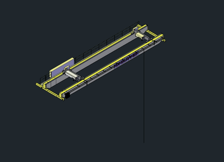 30 ton overhead crane for industrial warehouse