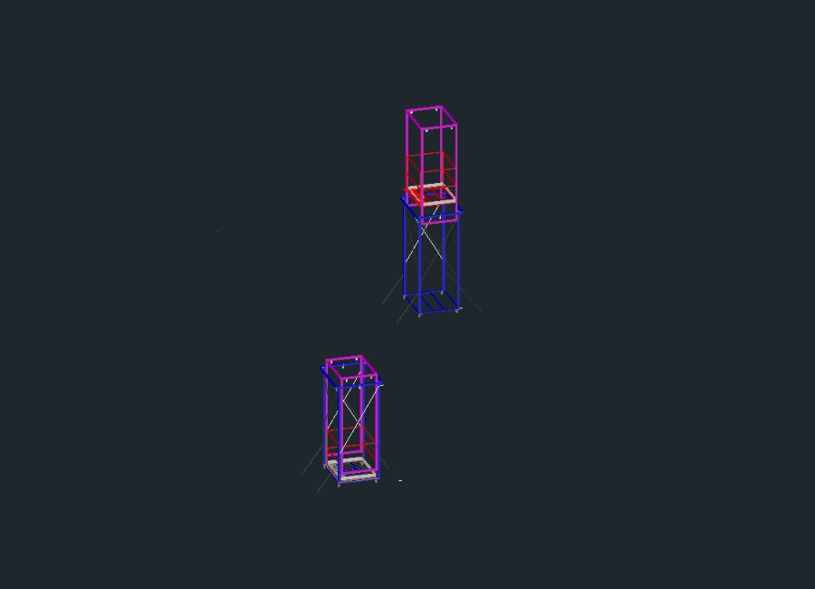 Electric scaffolding for lifting