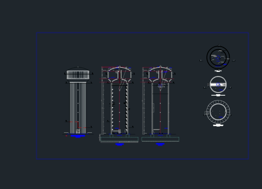 Elevated reservoir plan