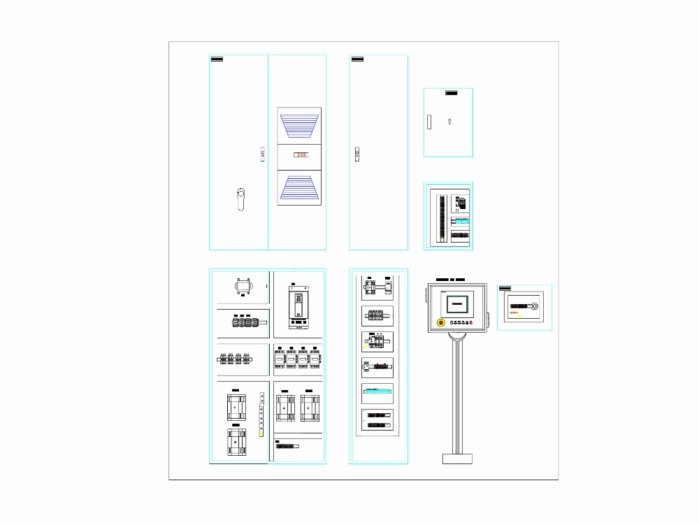 Electrical panel; control panel