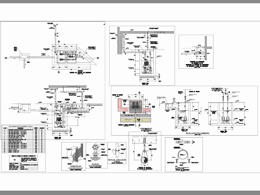 Submersible pump in AutoCAD | Download CAD free (332.06 KB) | Bibliocad