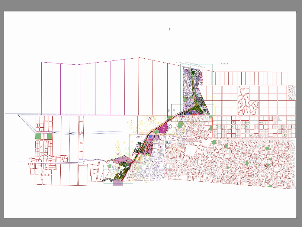 South transect of Villa Gesell