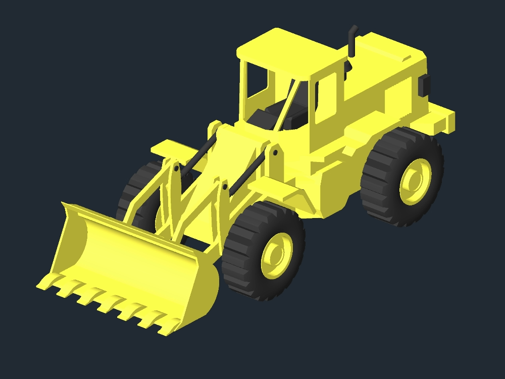 Front loader, mechanical shovel