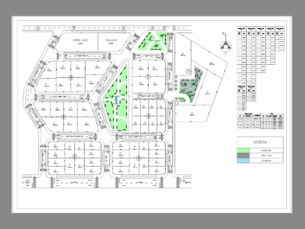 Plano de lotizacion sector cacatachi