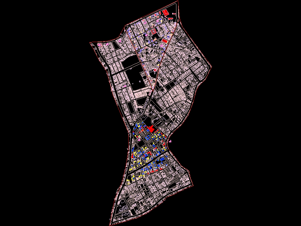 Ambato Huachi Chico polygon with zoning