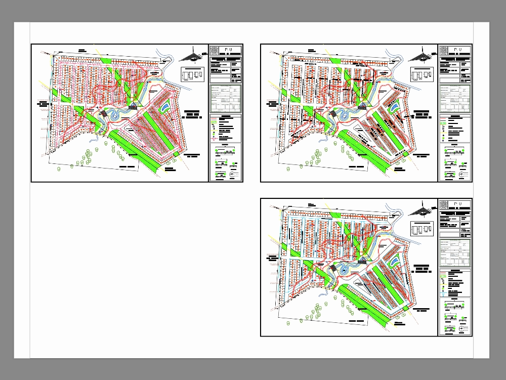 Design of land and fractionation lots