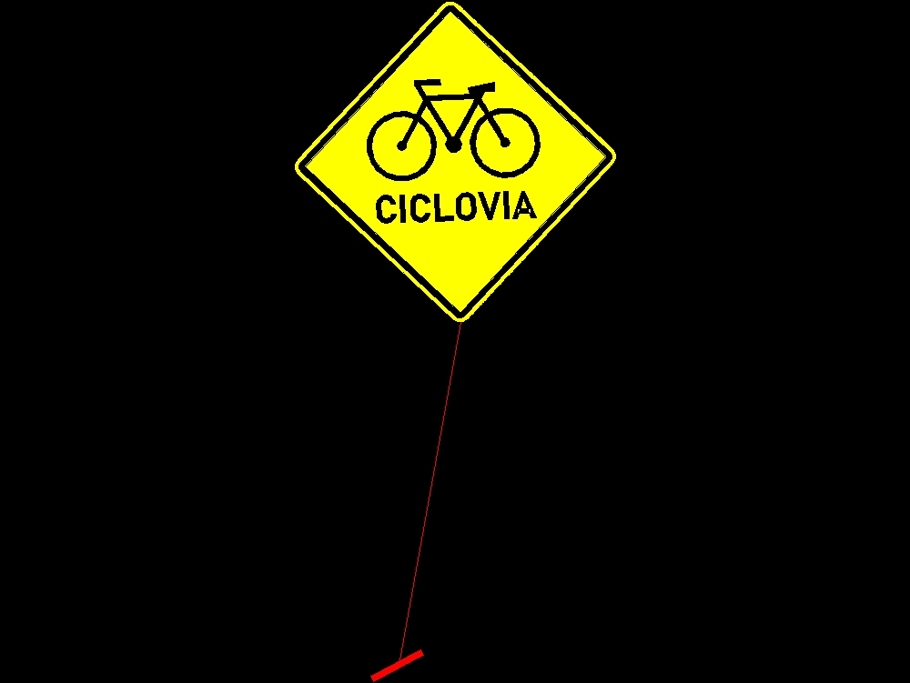 Sinalização para bicicletas