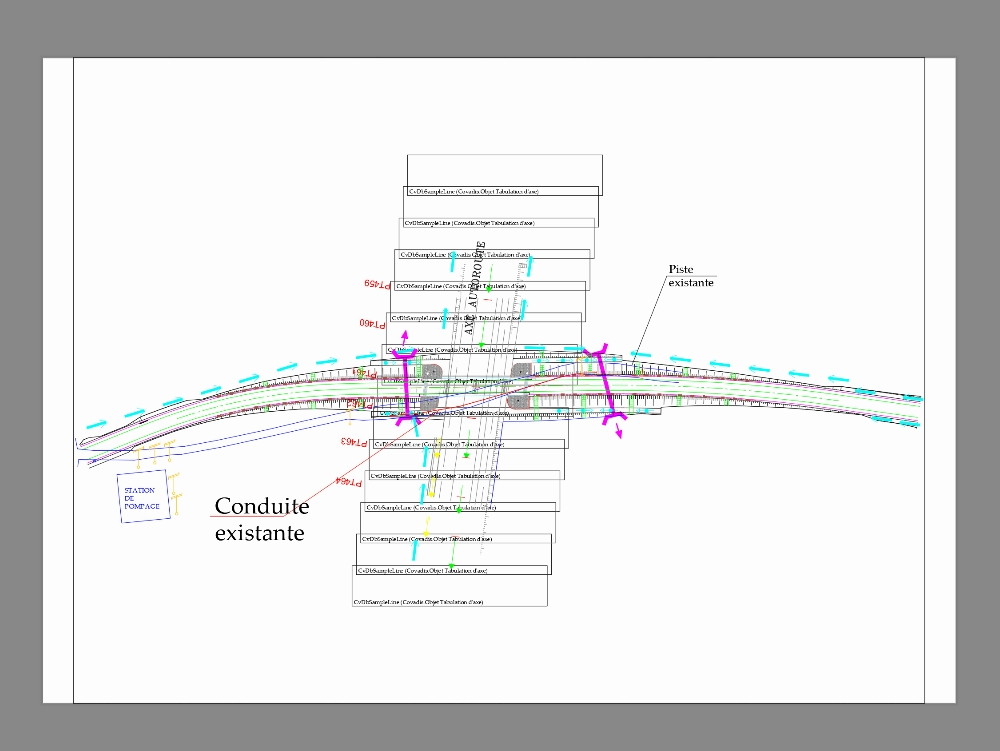 Road network diversion plan