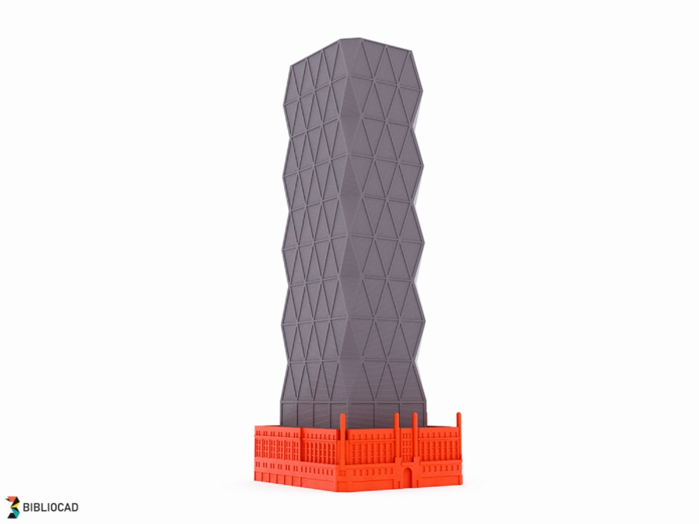 Torre Hearst para montar escala 1:1000