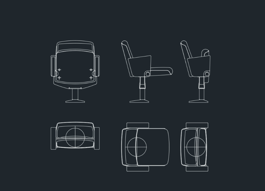 Seats for sports centres