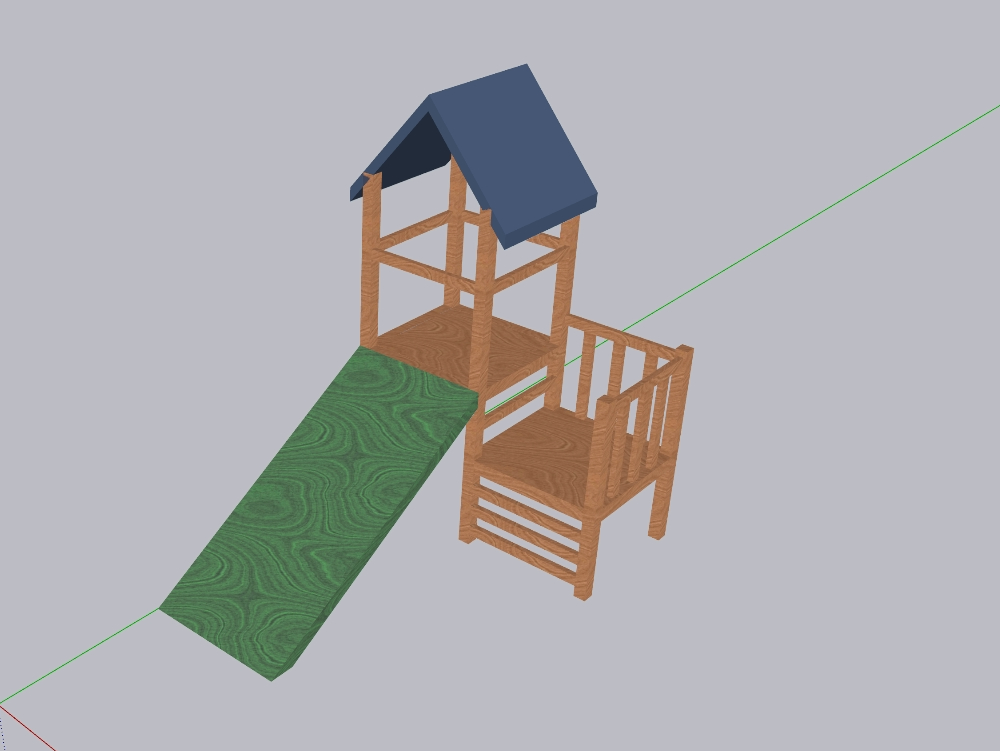 Children's play area for park sketchup