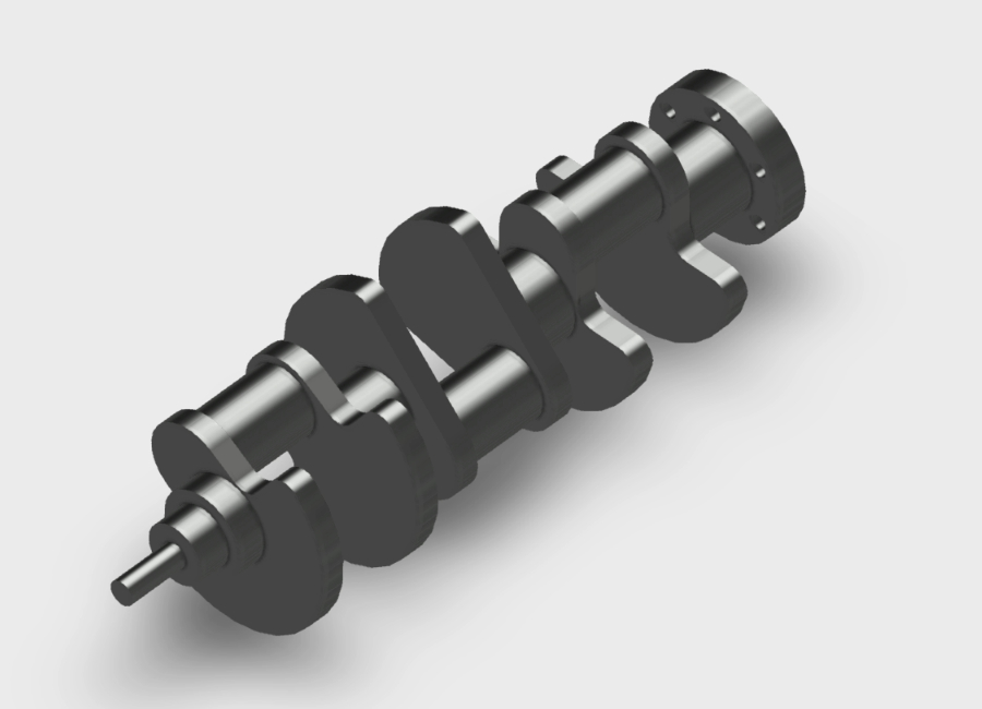 Crankshaft of an internal combustion engine