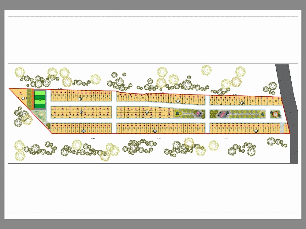 Urban development subdivision