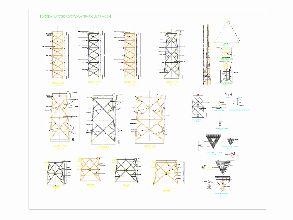 Communication antenna tower