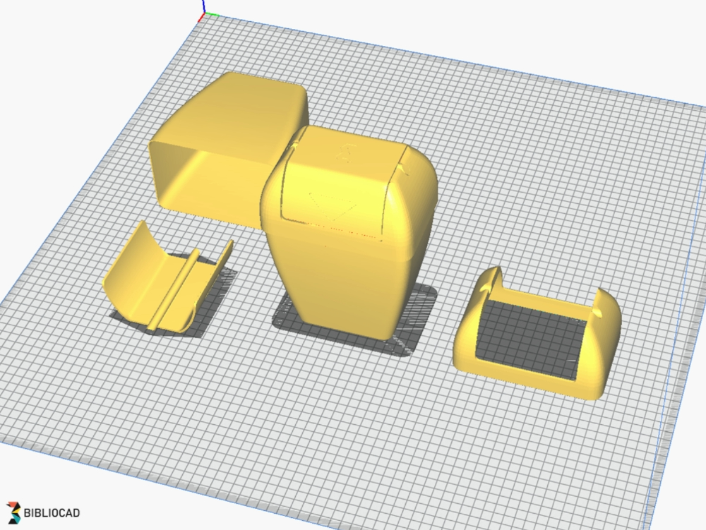 Biblio tools: cesto de basura de 200 mm de alto