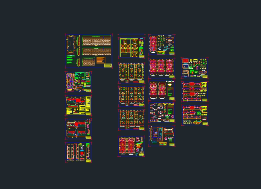 Structure parasismique de 16 étages